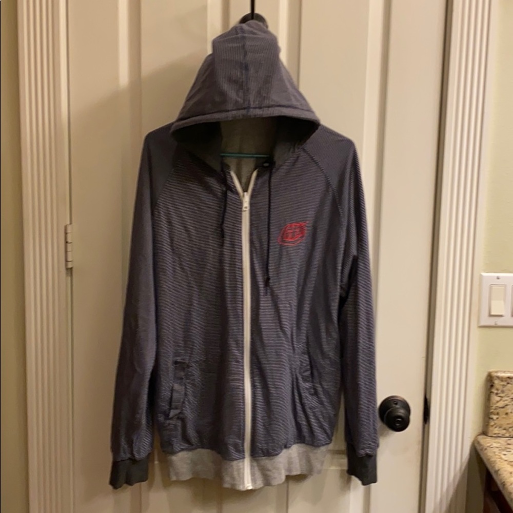 Reversible sweatshirt jacket. - Picture 6 of 8